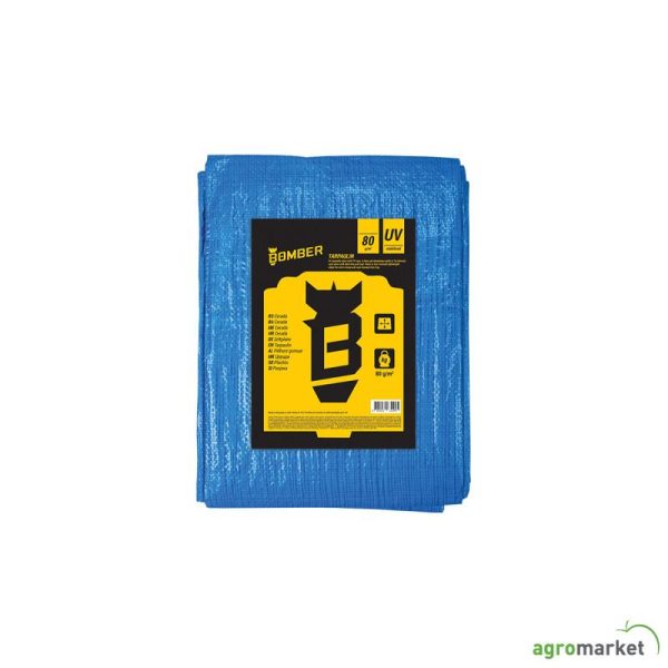 Cerada plava 80 gr UV 5 x 8 m