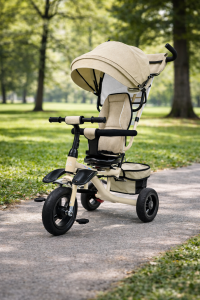Tricikl Happybike 419 bež rotirajuće sedište