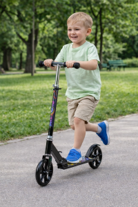 Trotinet na sklapanje Model 657 crni