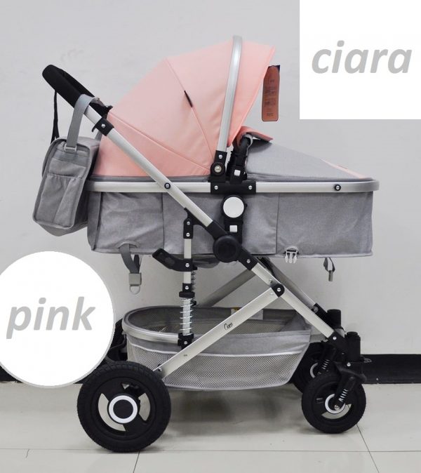 Kolica za bebe 2u1 Ciara Pink
