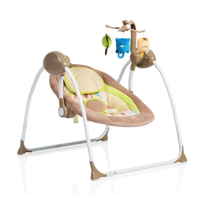 Muzička ležaljka za bebe Swing capucino