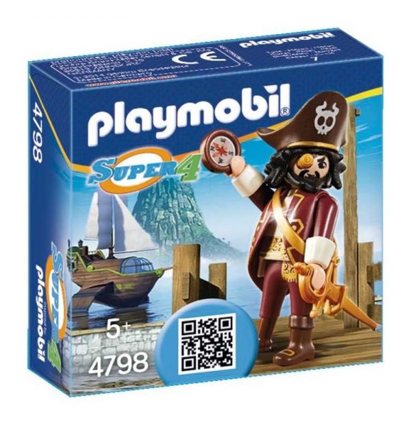 Playmobil Super 4: Pirat Ajkulobradi