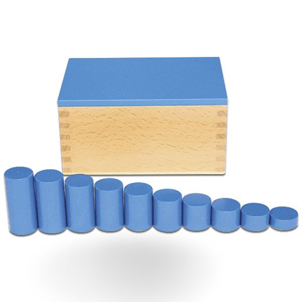 Montesori Kutija sa cilindrom plava