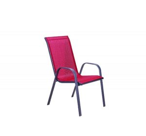 Baštenska stolica Como crvena