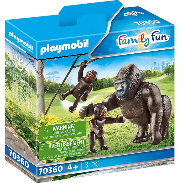 Playmobil Family Fun Gorila sa bebama
