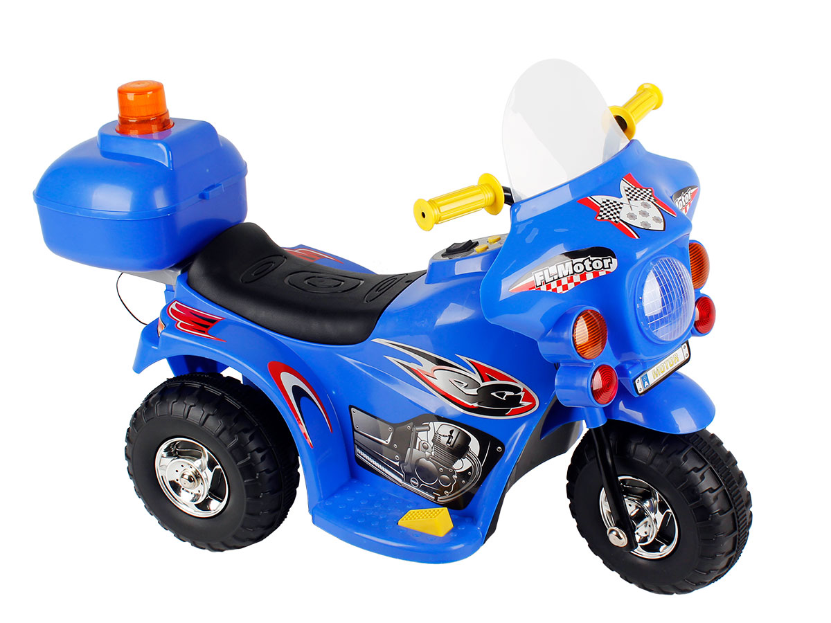 Motor dečiji plavi Glory Bike Police