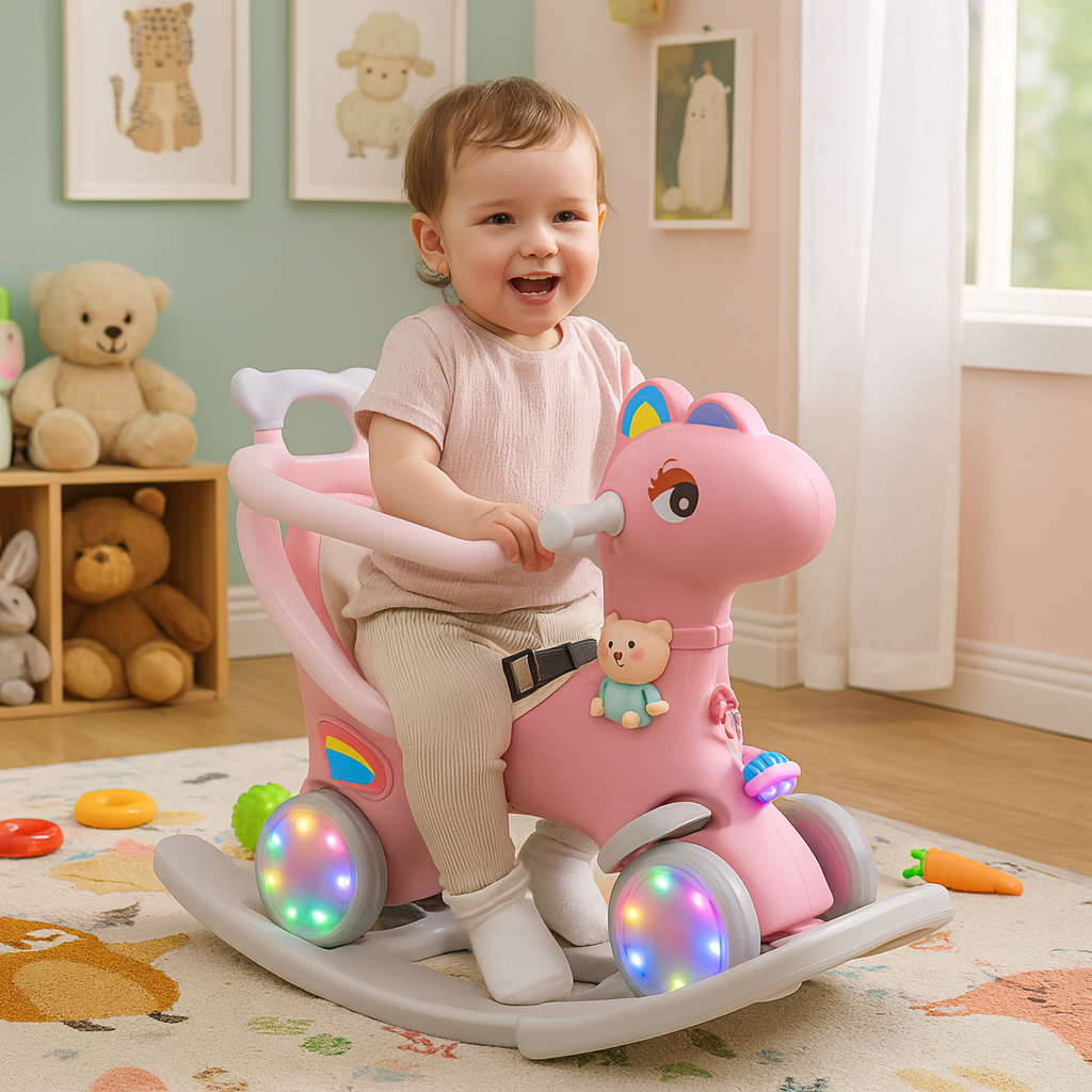 Ljuljaška Guralica konjić Model 620-1 Roze - Slika 2