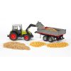 Traktor Claas kašika i prikolica 021122