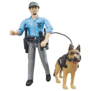 Figura policajac sa psom Bruder 621506