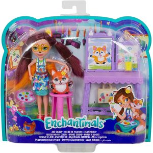 Lutka set Enchantimals umetnički studio 723281