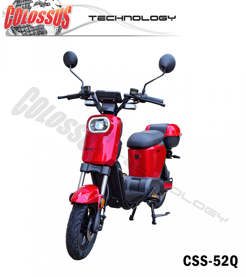 Električni bicikl Colossus-52Q crveni