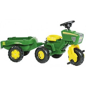 Traktor RollyTrac John Deere sa prikolicom