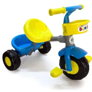 Tricikl Boni žuto plavi