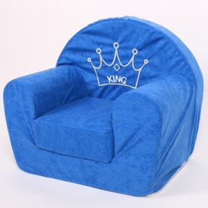 Fotelja na razvlačenje King plava aloba