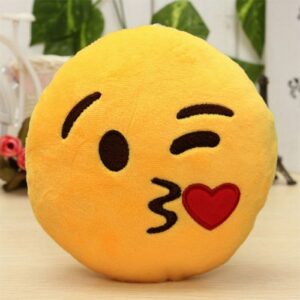 Plišani jastuk Emoji Kiss 35cm