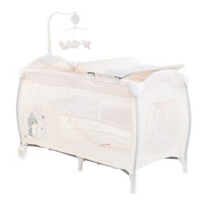 Prenosivi krevetac Dolce Sonno 2nivoa birdy-beige