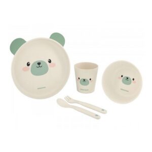 Set posuđa od bambusa Bear mint