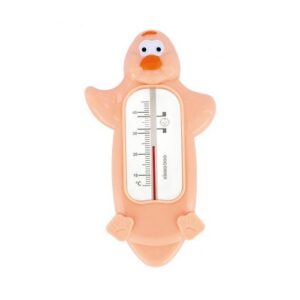 Termometar za kadicu Penguin pink
