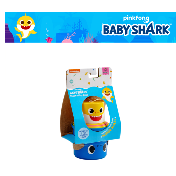 Čaše uklapalice Baby Shark
