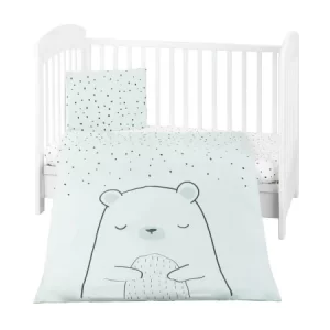 Posteljina navlaka KKB 3pcs my Bear zelena