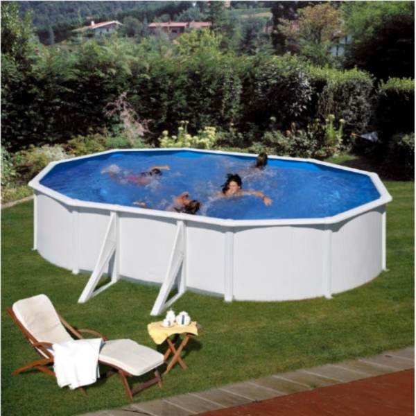 Ovalni montažni bazeni GRE 7.3x3.75x1.2