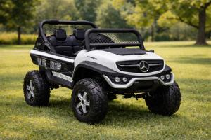 Dečiji auto Mercedes-Benz Unimog 318 beli