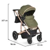 Cangaroo kolica za bebe Thira zelena - Image 11