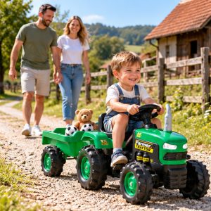 Dolu Farmer dečiji traktor na pedale sa prikolicom – 080530