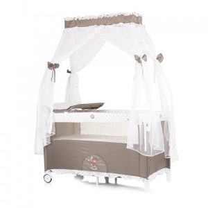 Prenosivi krevetac Palace Bear beige Chipolino