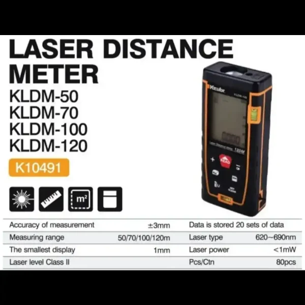 KZUBR laserski metar KLDM-100