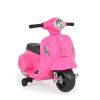 Skuter Vespa roze na akumulator