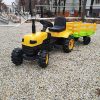 Traktor na pedale sa prikolicom žuti 958 - Image 2