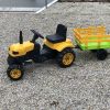 Traktor na pedale sa prikolicom žuti 958 - Image 3