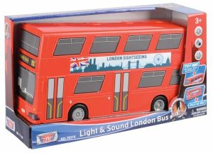 Metalni auto 12 light & sound London bus