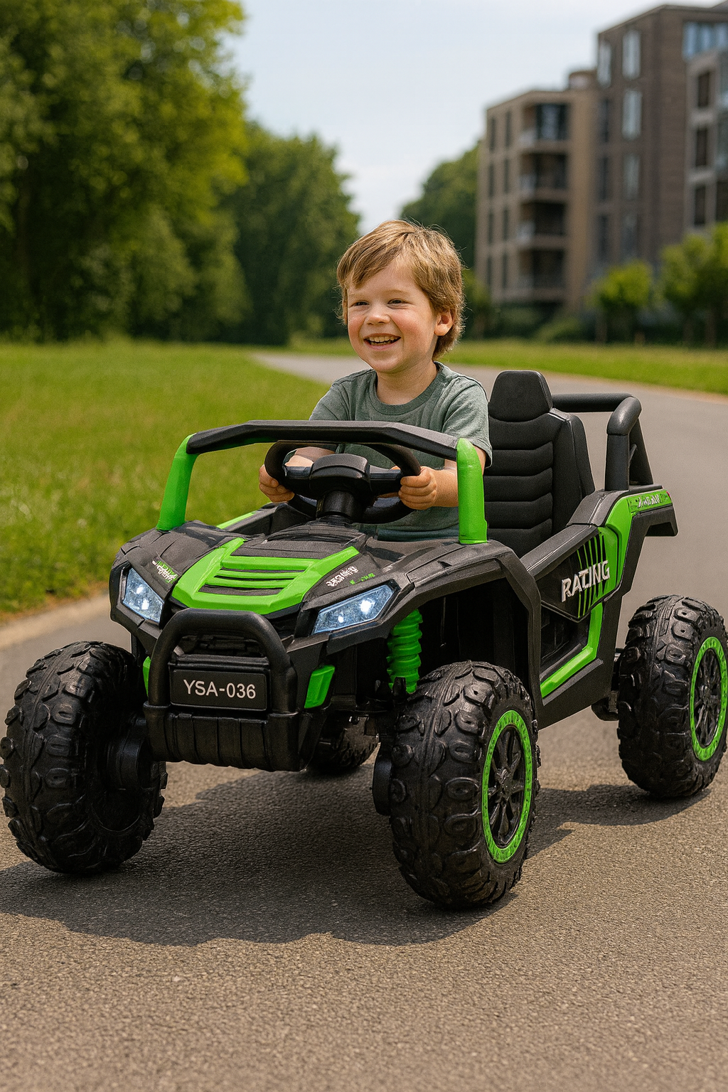 Bagi UTV na akumulator zeleni 2201 - Slika 2