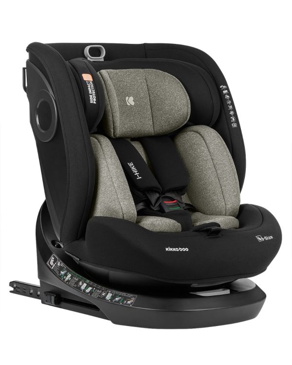 Autosediste 40-150cm I-Hike I-SIZE ISOFIX ArmyGreen