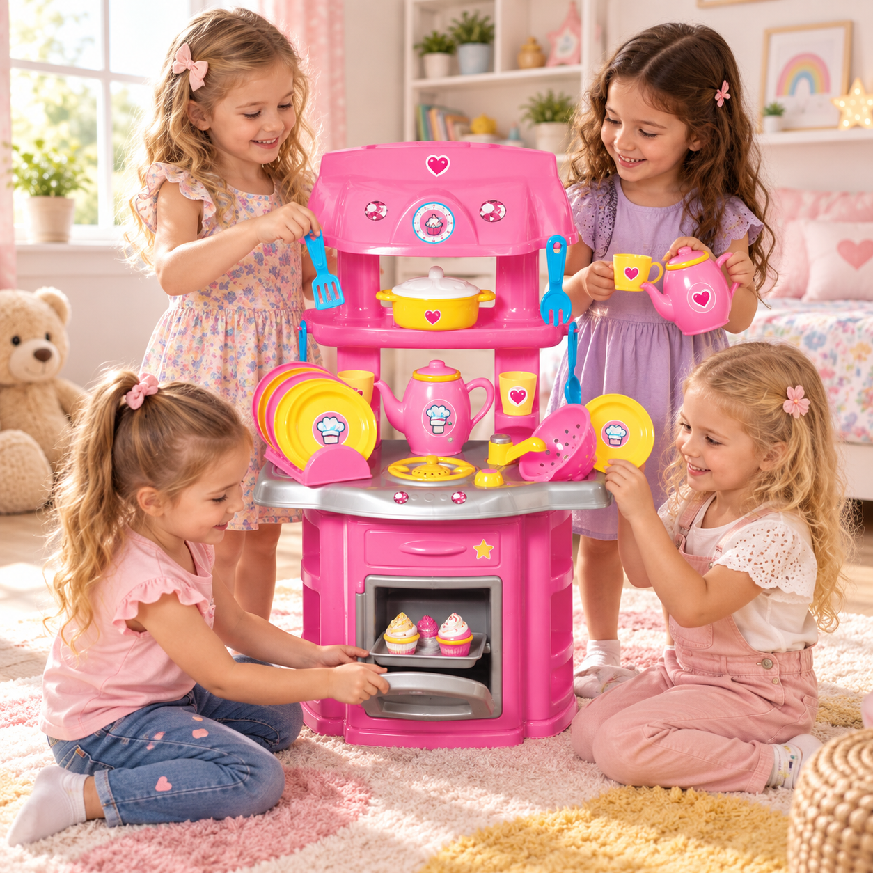 Dede Barbie Chef dečija kuhinja 015034 - Slika 2