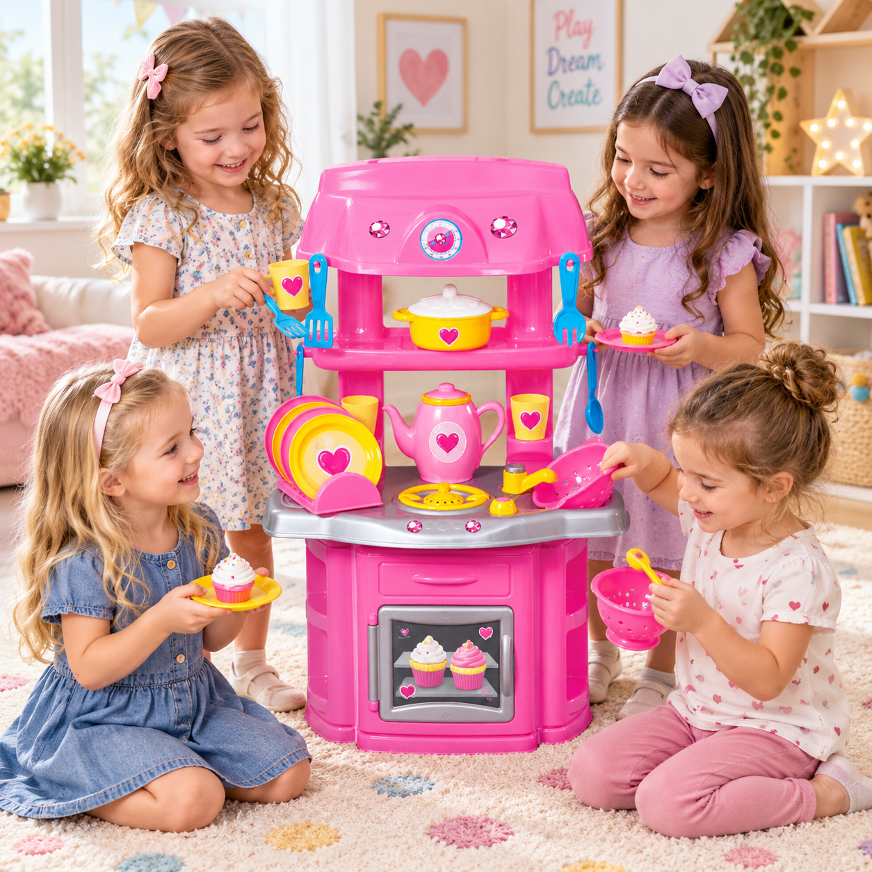 Dede Barbie Chef dečija kuhinja 015034 - Slika 4