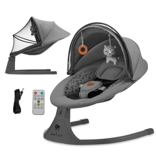 Stolica za ljuljanje LUMI 2 dark gray Kinderkraft