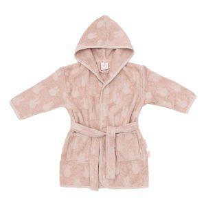 Bade mantil puder roze Jollein