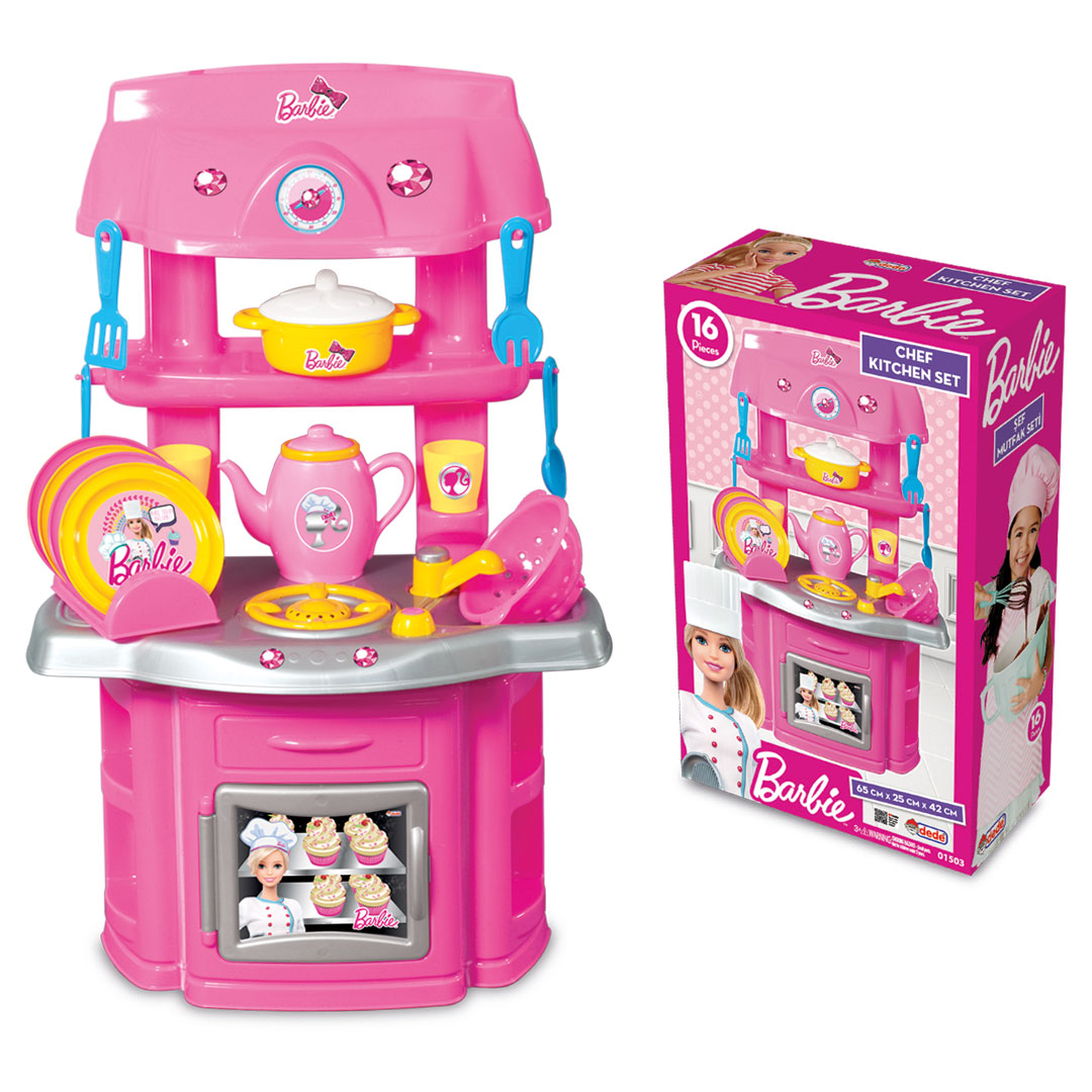 Dede Barbie Chef dečija kuhinja 015034 - Slika 6