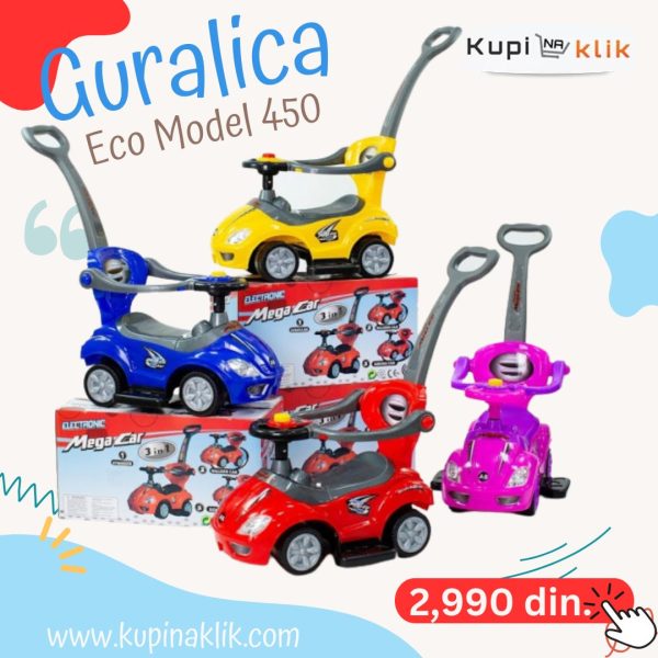 Guralica Eco Model 450 roze Prilagodljiva razvoju deteta - Slika 4