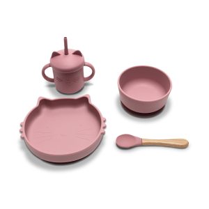 Lorelli set za hranjenje Natural pink Lorelli