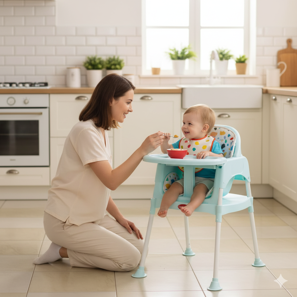 Stolica za hranjenje 2u1 mint 614 - Slika 6