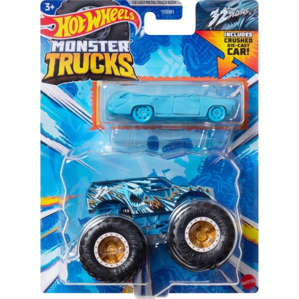 HotWheels Die Cast Monster Trucks 1:64 plava