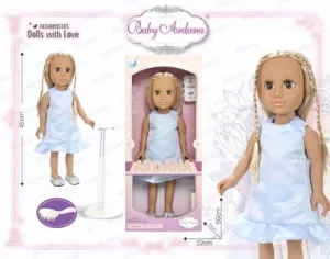 Lutka Ardana u plavoj haljini 45cm