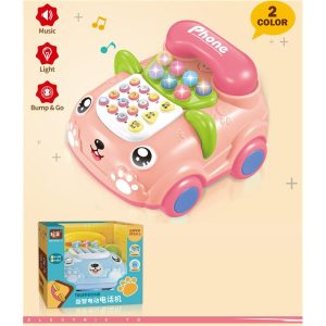 Igračka za bebe Muzički telefon roze 398968