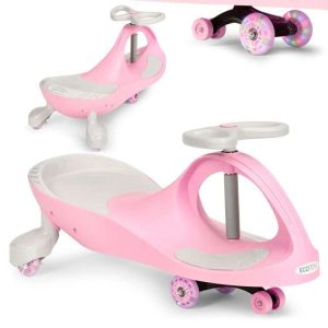 WIGGLE guralica za decu LED tockovi pink ECOTOYS