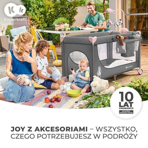 Kinderkraft prenosivi krevetac Joy sa dodacima - Image 2