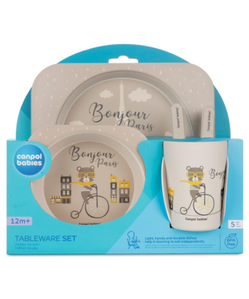 Set za hranjenje 5 delova Bonjour Paris bez Canpol - Image 2